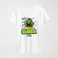 Brand New Day The Hulk Womens Crew Neck Short Sleeve Regular Fit Spiderman Graphic T-Shirt