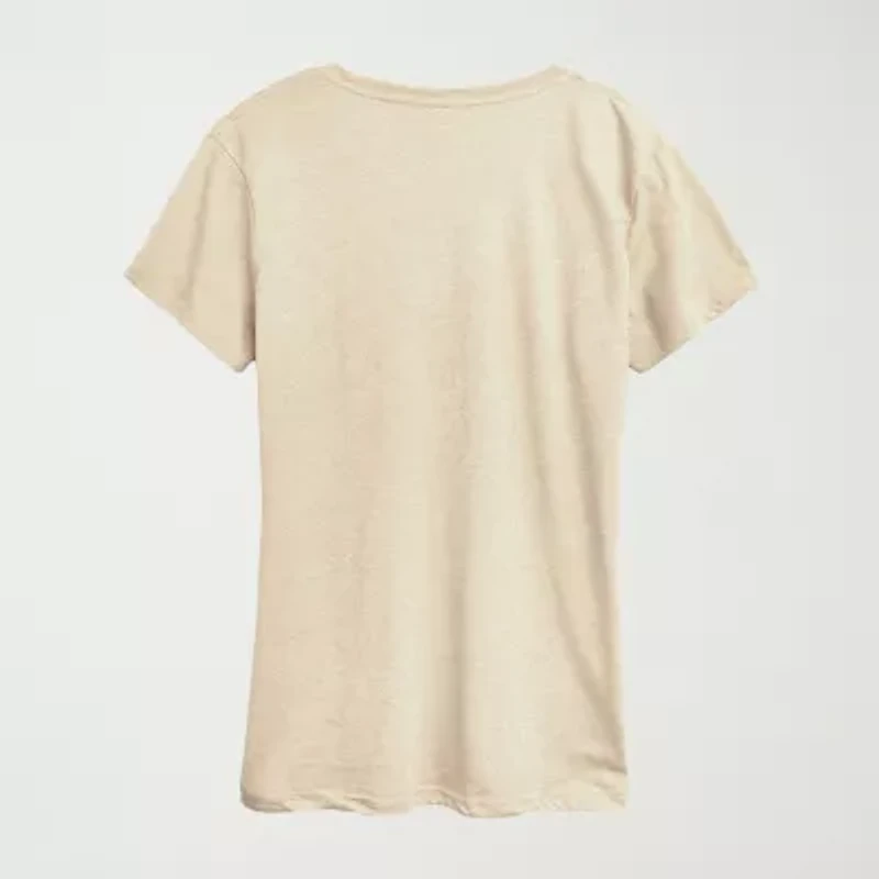 Wayfinder Womens Crew Neck Short Sleeve Regular Fit Moana Graphic T-Shirt