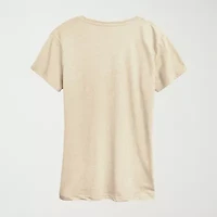 Wayfinder Womens Crew Neck Short Sleeve Regular Fit Moana Graphic T-Shirt