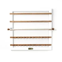 Hives & Honey Wall Mounted White Jewelry Accessory Frame