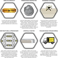 Hives & Honey Wall Mounted White Jewelry Accessory Frame