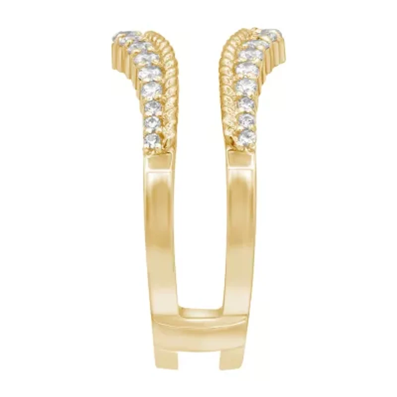 Womens / CT. T.W. Natural White Diamond 14K Gold Ring Guard