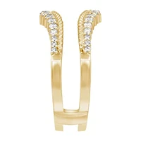 Womens / CT. T.W. Natural White Diamond 14K Gold Ring Guard