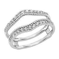 Womens / CT. T.W. Natural White Diamond 14K Gold Ring Guard