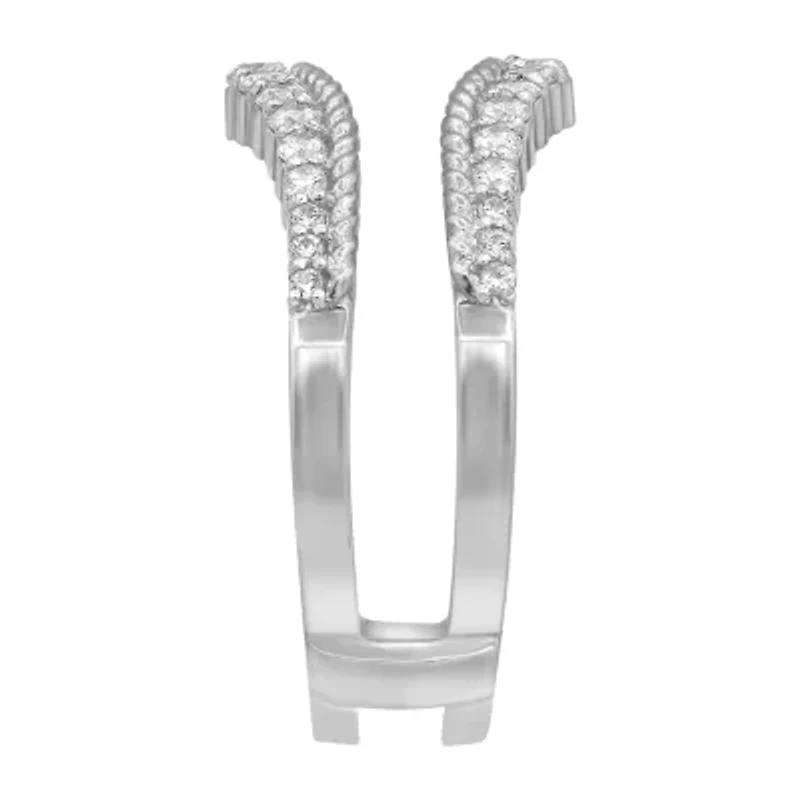 Womens / CT. T.W. Natural White Diamond 14K Gold Ring Guard