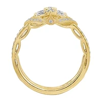 Womens / CT. T.W. Natural White Diamond 14K Gold Ring Guard