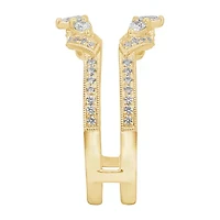 Womens / CT. T.W. Natural White Diamond 14K Gold Ring Guard