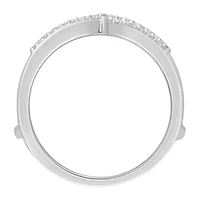 Womens 1/7 CT. T.W. Natural White Diamond 14K Gold Ring Guard