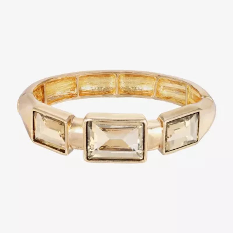 1928 Gold-Tone Womens Stretch Bracelet