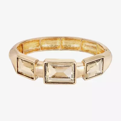 1928 Gold-Tone Womens Stretch Bracelet