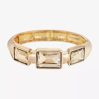 1928 Gold-Tone Womens Stretch Bracelet