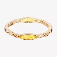 1928 Gold-Tone Womens Stretch Bracelet