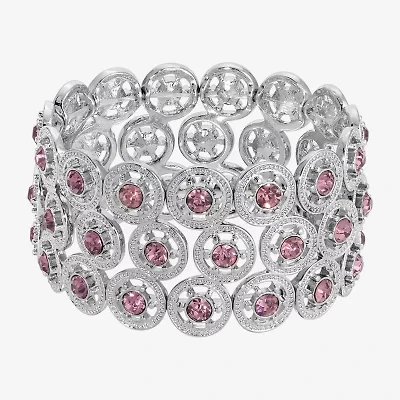 1928 Womens Purple Stretch Bracelet