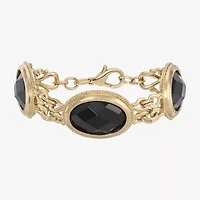 1928 Gold-Tone Womens Link Bracelet