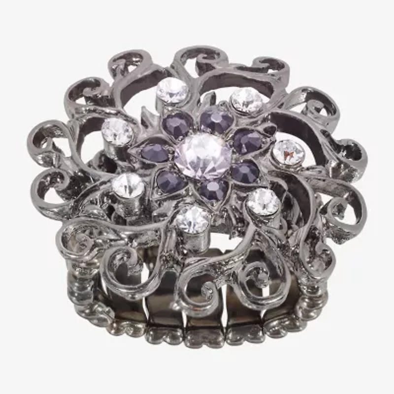 1928 Womens Blue Stretch Ring