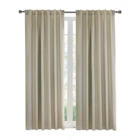 Baxter Rod Pocket Back Tab Energy Saving 100% Blackout Single Curtain Panel
