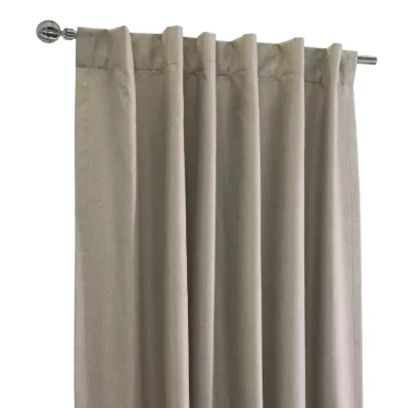 Baxter Rod Pocket Back Tab Energy Saving 100% Blackout Single Curtain Panel