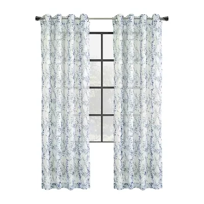 Jenny Grommet Top Light-Filtering Single Curtain Panel