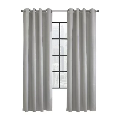 Thermaplus Solstice Grommet Top Energy Saving 100% Blackout Single Curtain Panel