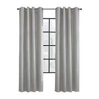 Thermaplus Solstice Grommet Top Energy Saving 100% Blackout Single Curtain Panel