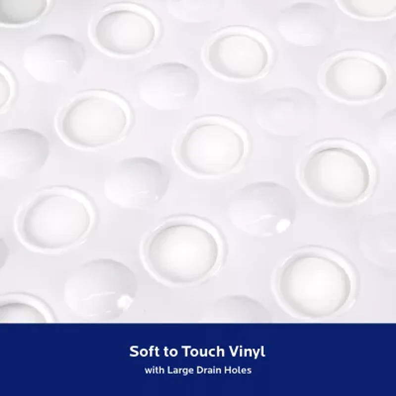 Kenney Microban With Drain Holes Bathtub Mat