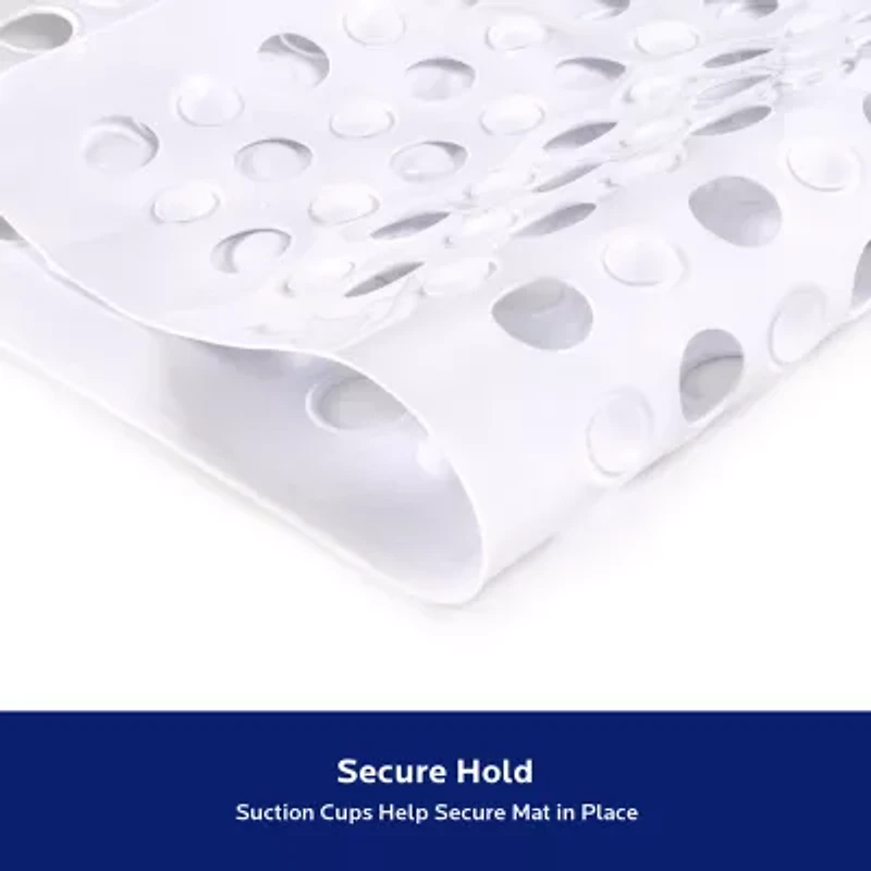 Kenney Microban With Drain Holes Bathtub Mat