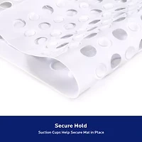 Kenney Microban With Drain Holes Bathtub Mat