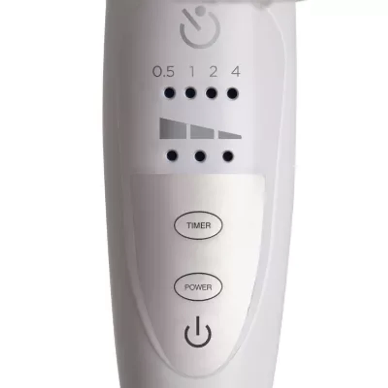 Black + Decker White 16" Stand Fan With Remote"