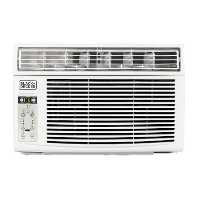 Black+Decker BD08WT6 Window Air Conditioner With Remote  8000 BTU Cools Up To 350Sq Ft Energy Efficient