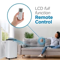 Black+Decker Btu Portable Air Conditioner With Remote Control White