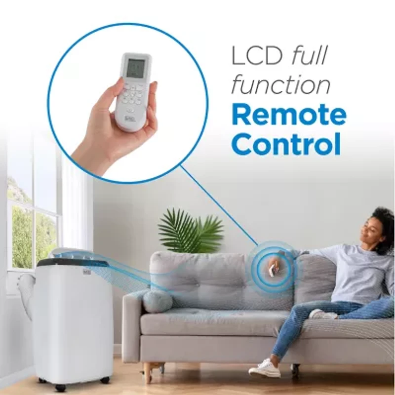 Black+Decker 14000 Btu Portable Air Conditioner With Remote Control White