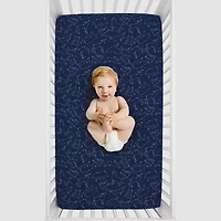 Nojo Super Soft Animal Constellation Crib Sheet