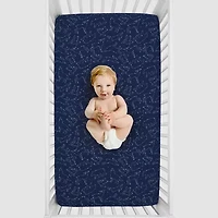 Nojo Animal Constellation Mini Crib Sheet