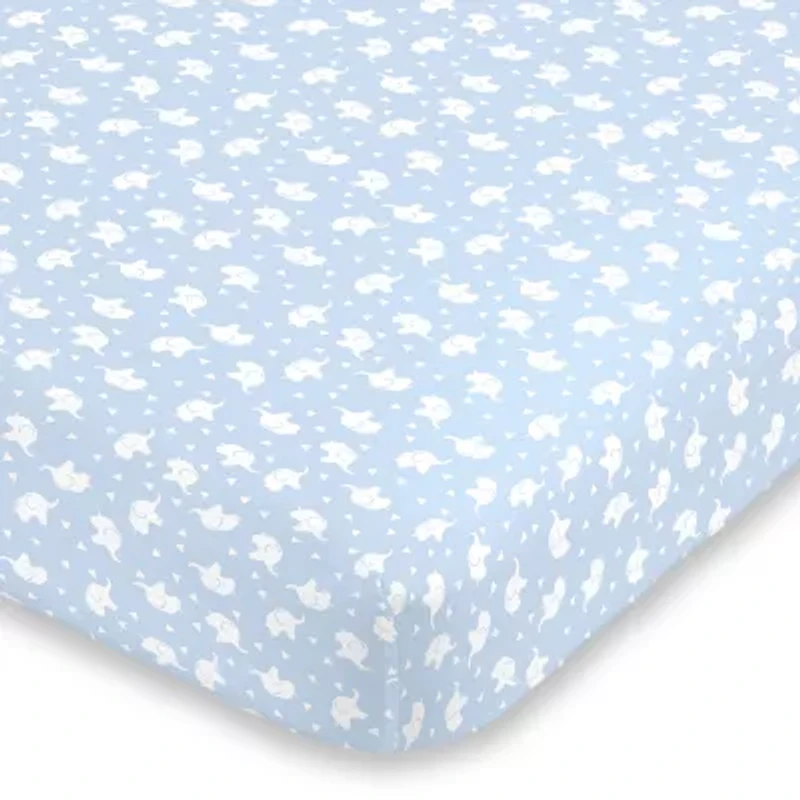 Nojo Super Soft Elephant Mini Crib Sheet