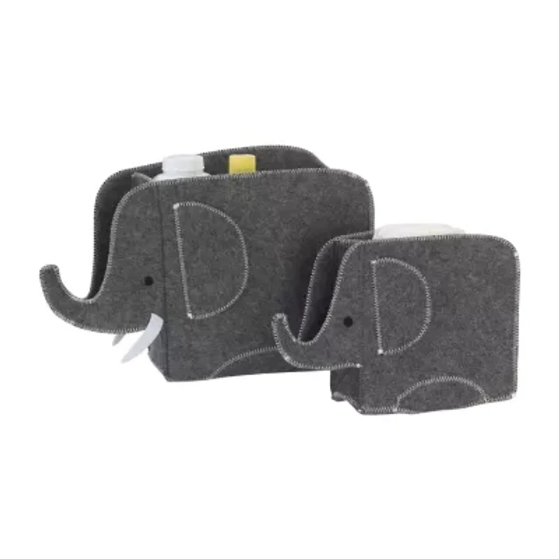 Nojo Little Love By Nojo Elephant 2-pc. Single Compartment Storage Bin
