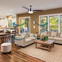 Black+Decker Bcf5262R Ceiling Fan 52 Inches Brown
