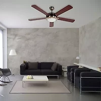 Black+Decker Bcf5211R Ceiling Fan 52 Inch Brown