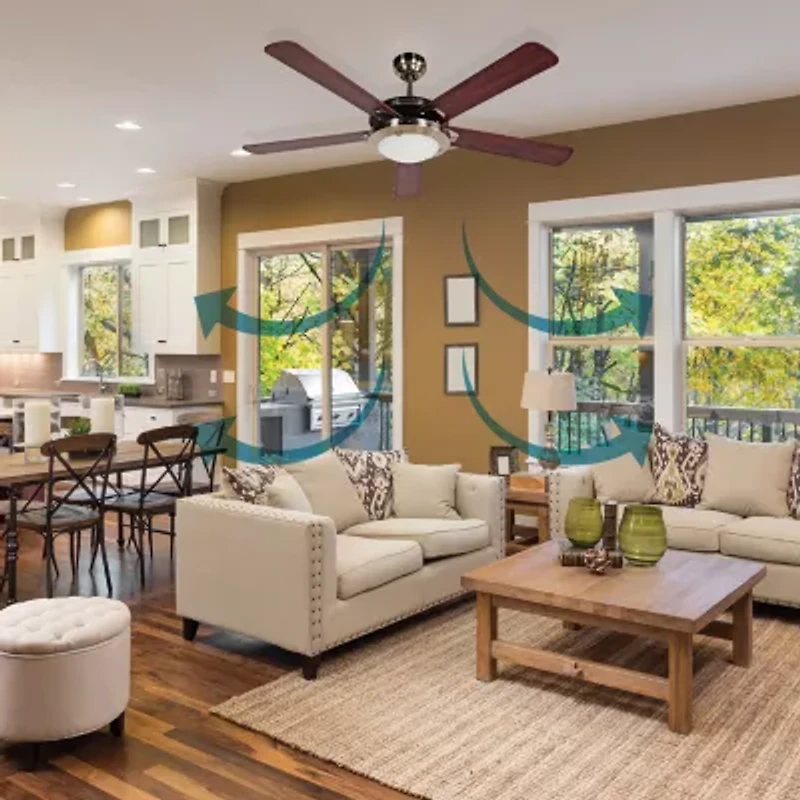 Black+Decker Bcf5211R Ceiling Fan 52 Inch Brown