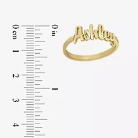 Personalized Script Name Ring