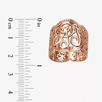 Personalized 18mm Script Monogram Ring