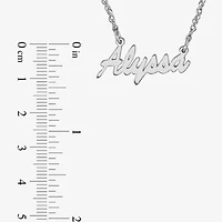 Personalized 14K Gold Over Sterling Silver Name Necklace