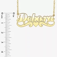 Personalized 14K Gold Over Sterling Silver Name Necklace