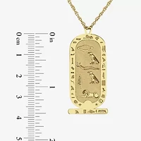 Personalized Hieroglyphic Pendant Necklace