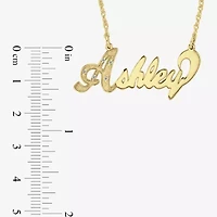 Personalized Diamond-Accent Sterling Silver Nameplate Necklace