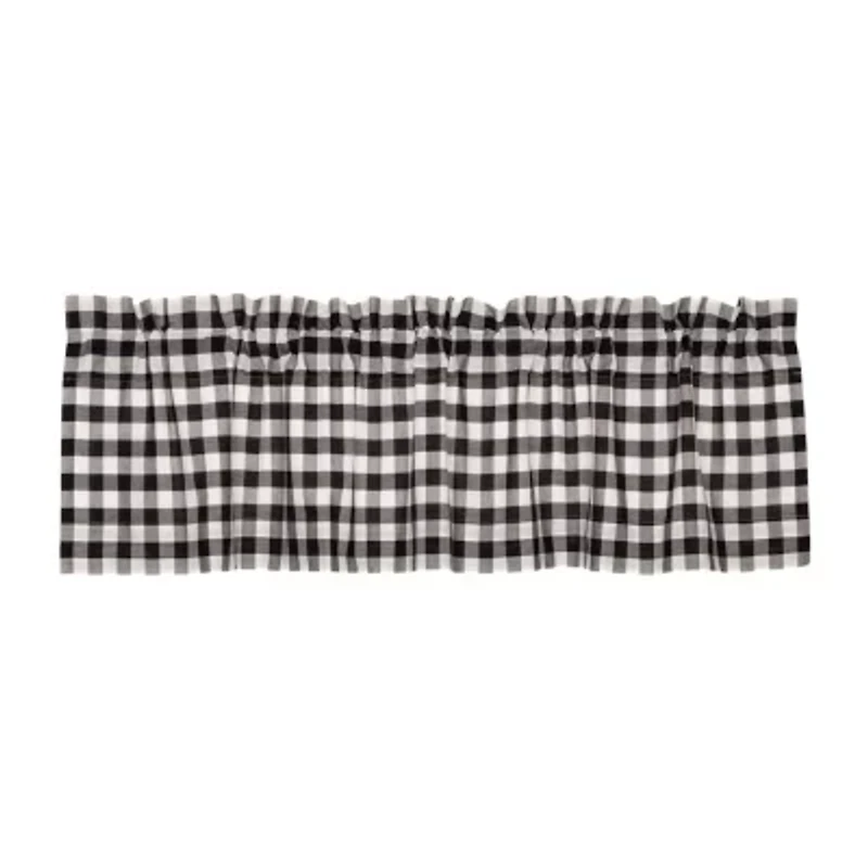 Annie Buffalo Check Rod Pocket Valance