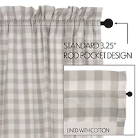 Annie Buffalo Check Multi-Pack Rod Pocket Valance