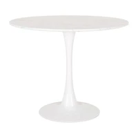 Corliving Round Wood-Top Dining Table