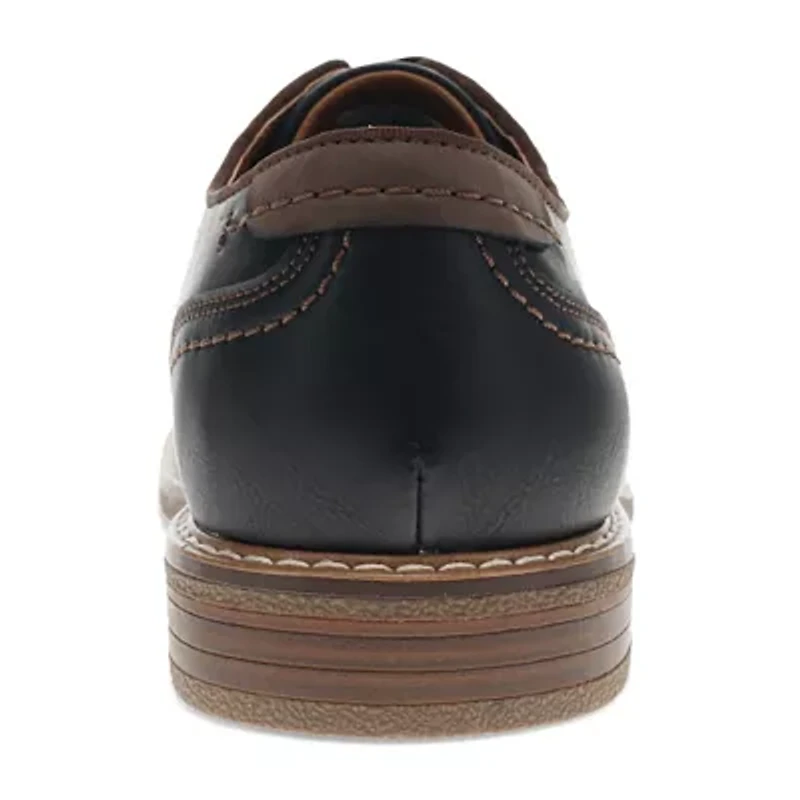 Dockers Bronson Mens Round Closed Toe Oxford Shoes