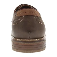 Dockers Bronson Mens Round Closed Toe Oxford Shoes