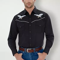 Ely Cattleman Mens Long Sleeve Western Shirt